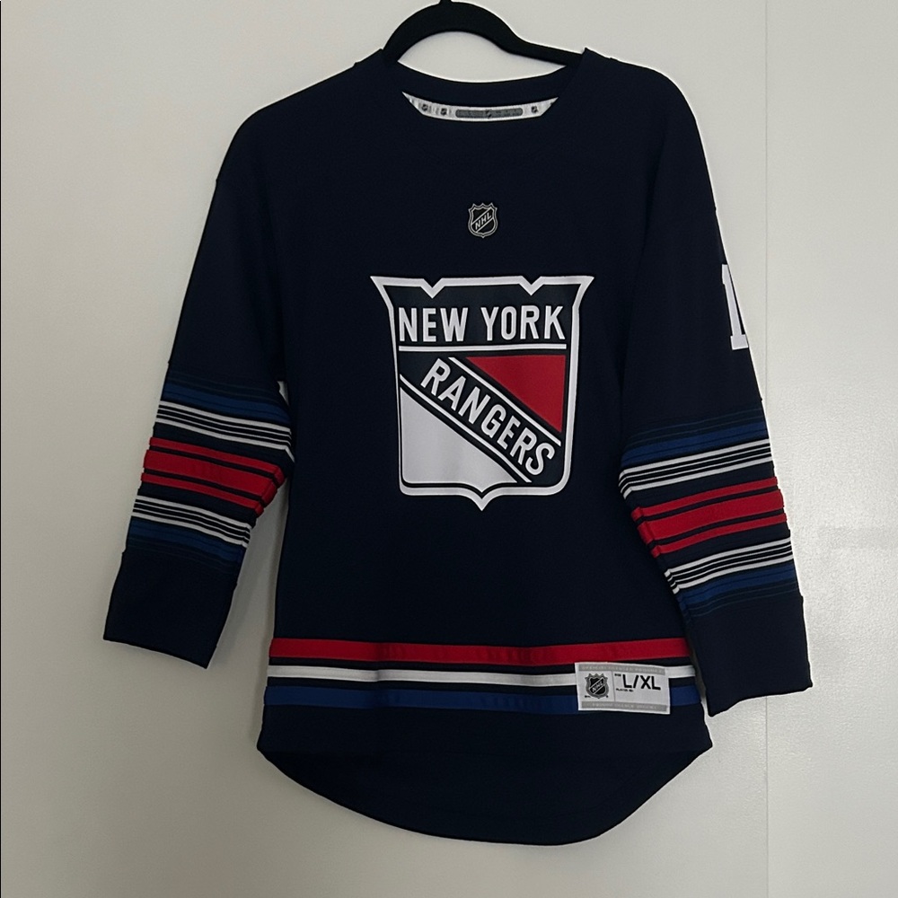 NHL New York Rangers Navy Panarin Jersey